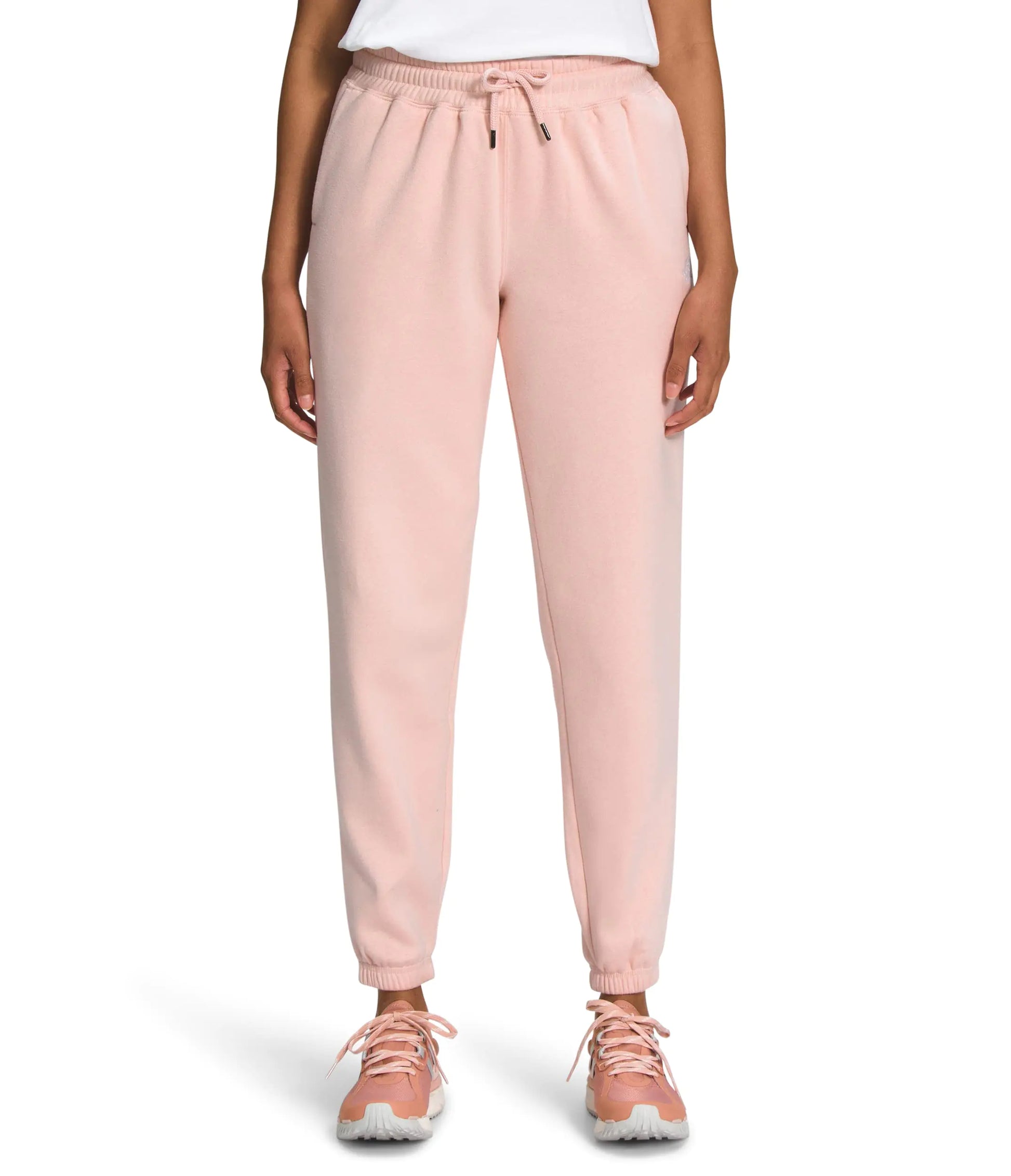 THE NORTH FACE Half Dome Fleece Sweatpant - Womens Evening Sand Pink Medium - Velora Luxury Fashion