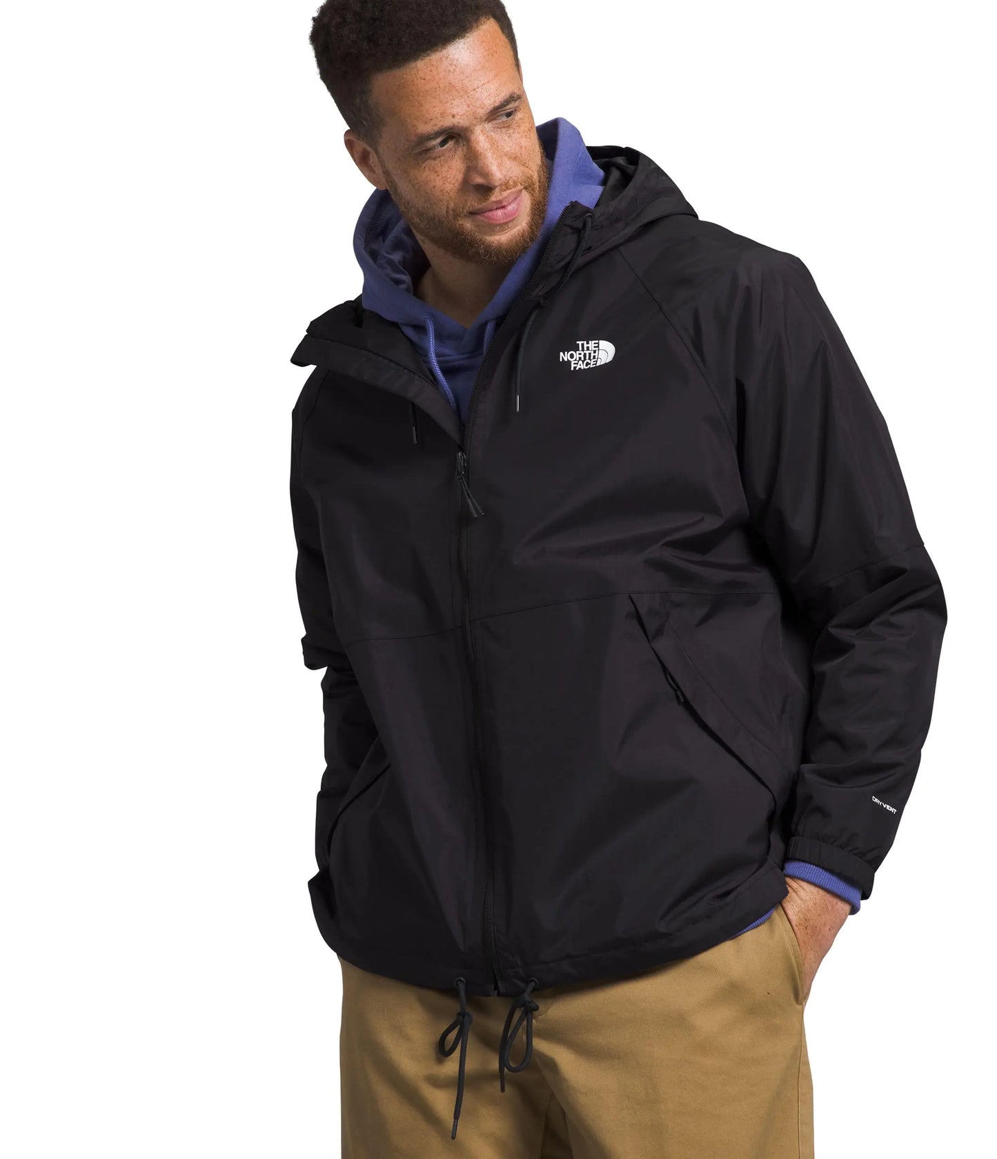 THE NORTH FACE Mens Antora Rain Hoodie (Big and Standard Size) TNF Black Small - Velora Luxury Fashion