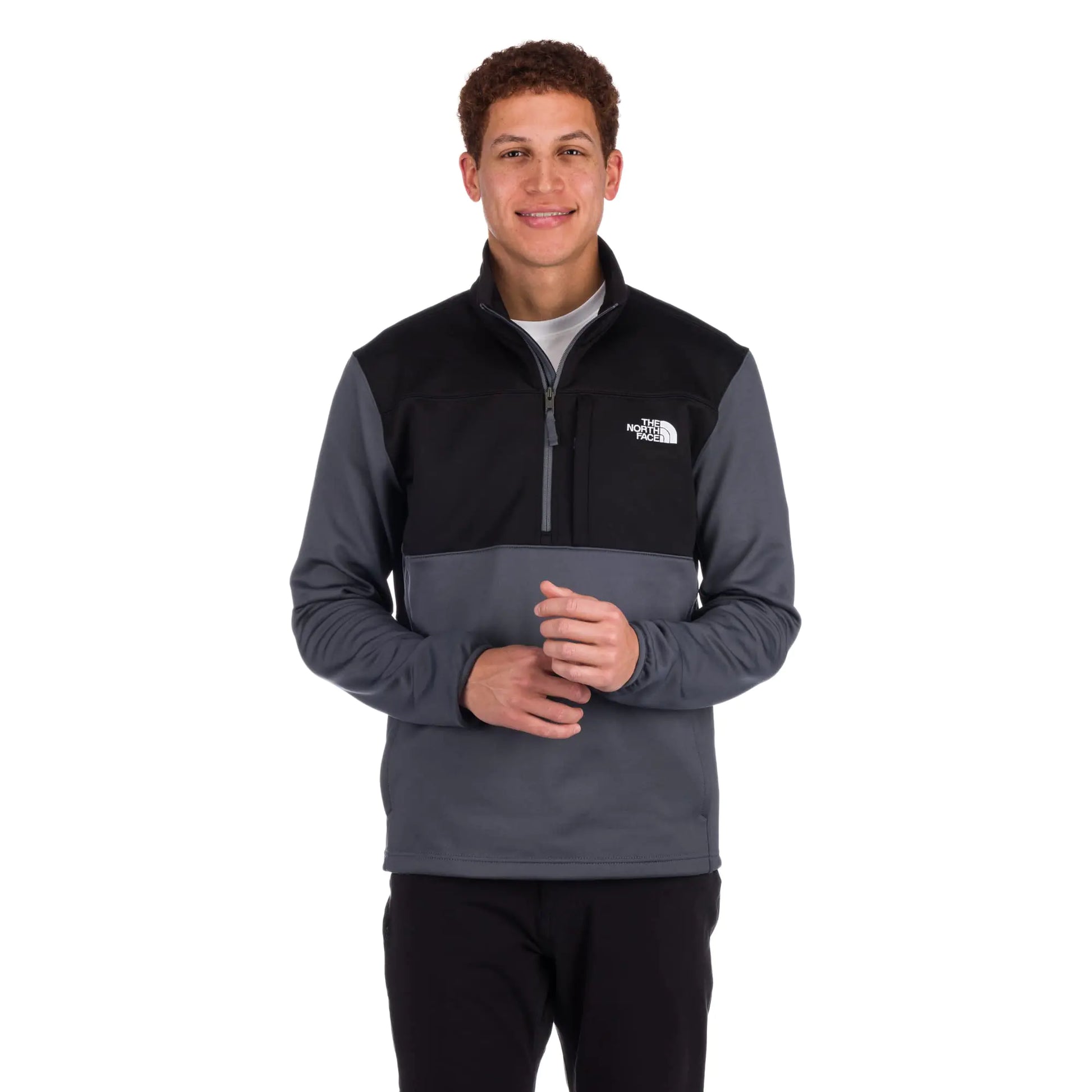 THE NORTH FACE Mens Astro Ridge ¼ Zip Vanadis Grey XX-Large - Velora Luxury Fashion