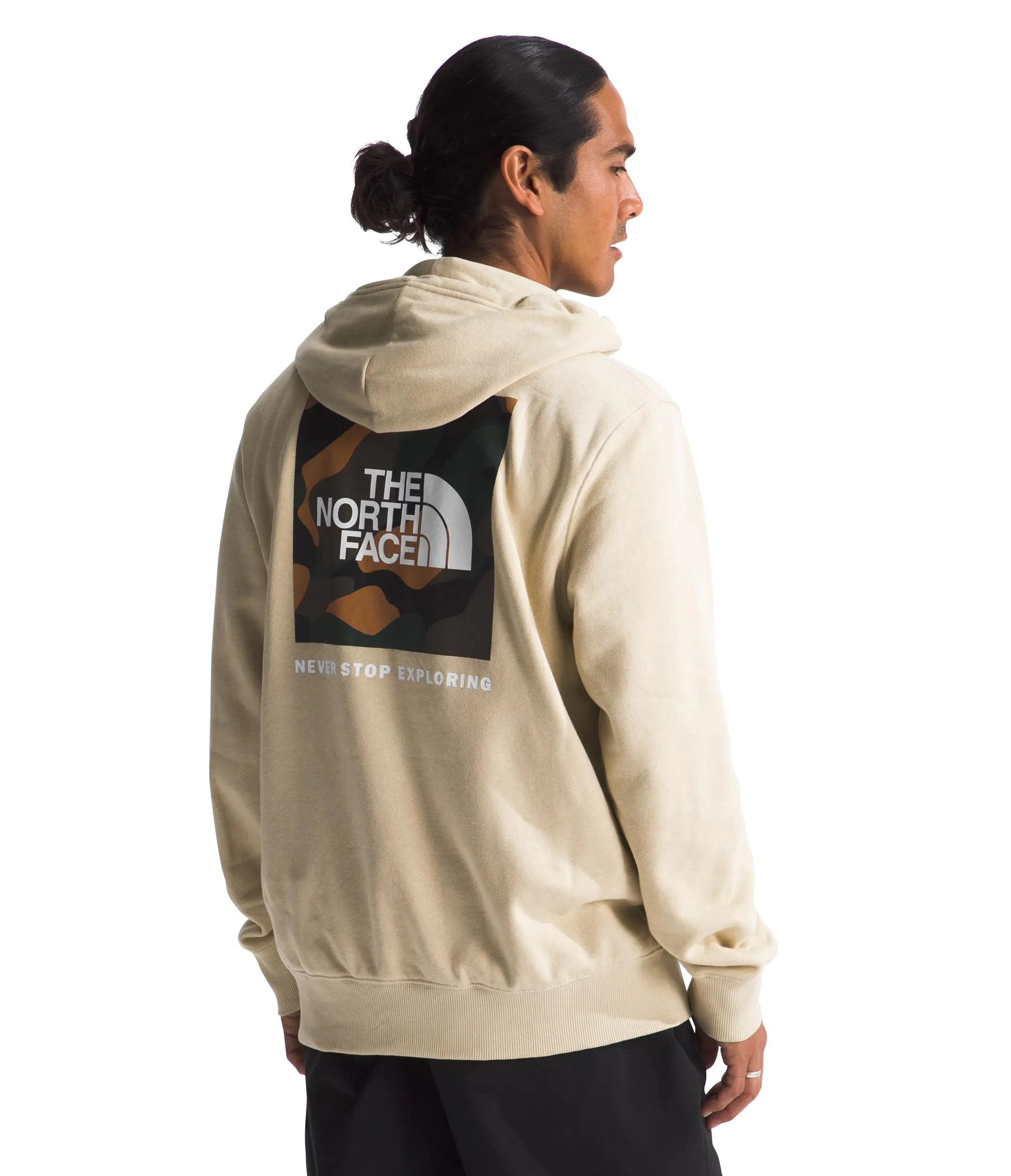 THE NORTH FACE Mens Box NSE Pullover Hoodie (Standard and Big Size) Gravel/Multi-color XX-Large - Velora Luxury Fashion