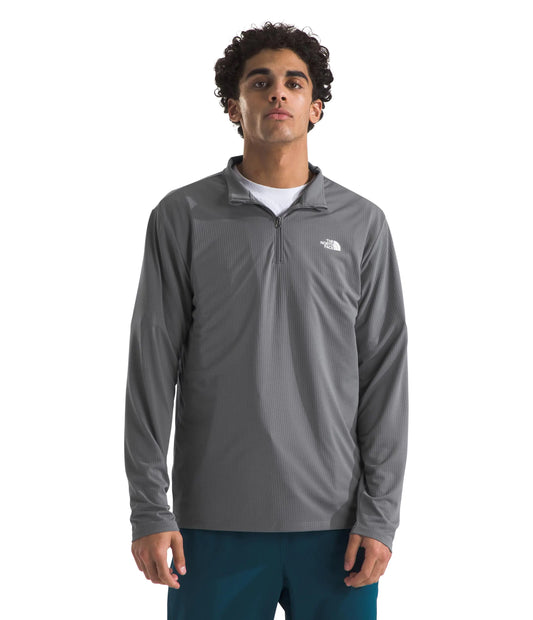 THE NORTH FACE Mens Elevation ¼ Zip Smoked Pearl XX-Large - Velora Luxury Fashion