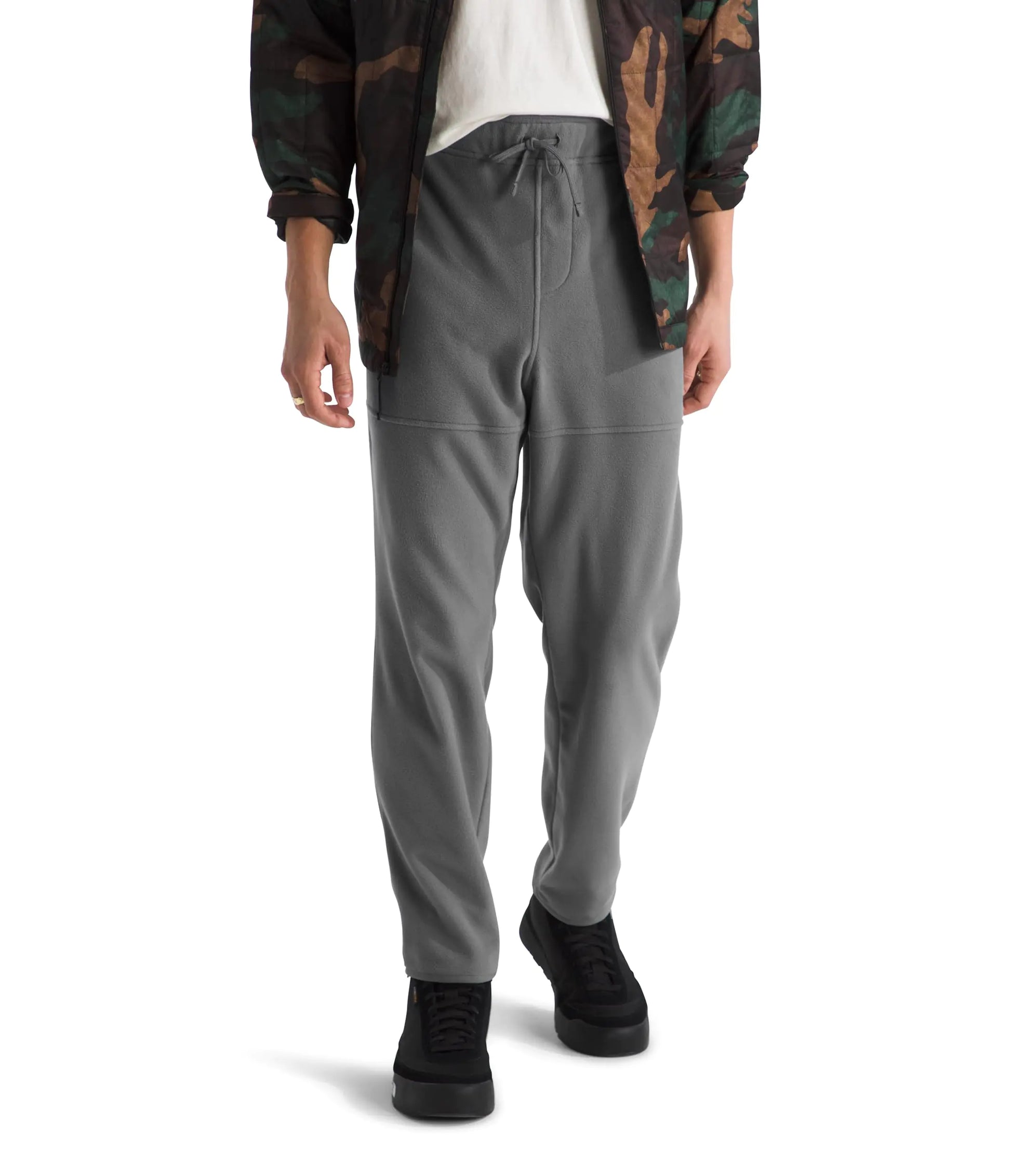 THE NORTH FACE Mens Glacier Fleece Pant Smoked Pearl Large Regular - Velora Luxury Fashion