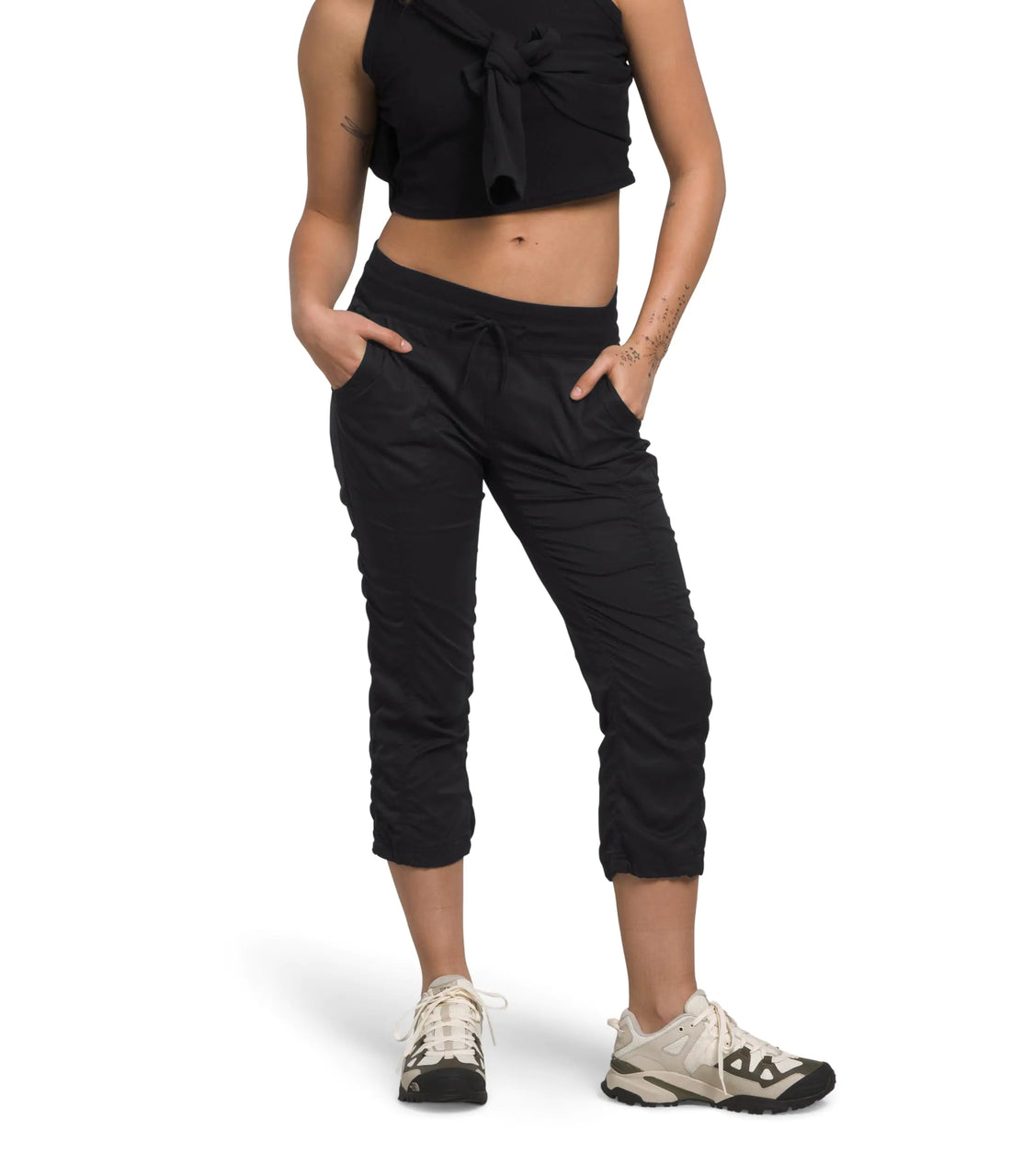 THE NORTH FACE Womens Aphrodite 2.0 Capri TNF Black X-Large Regular - Velora Luxury Fashion