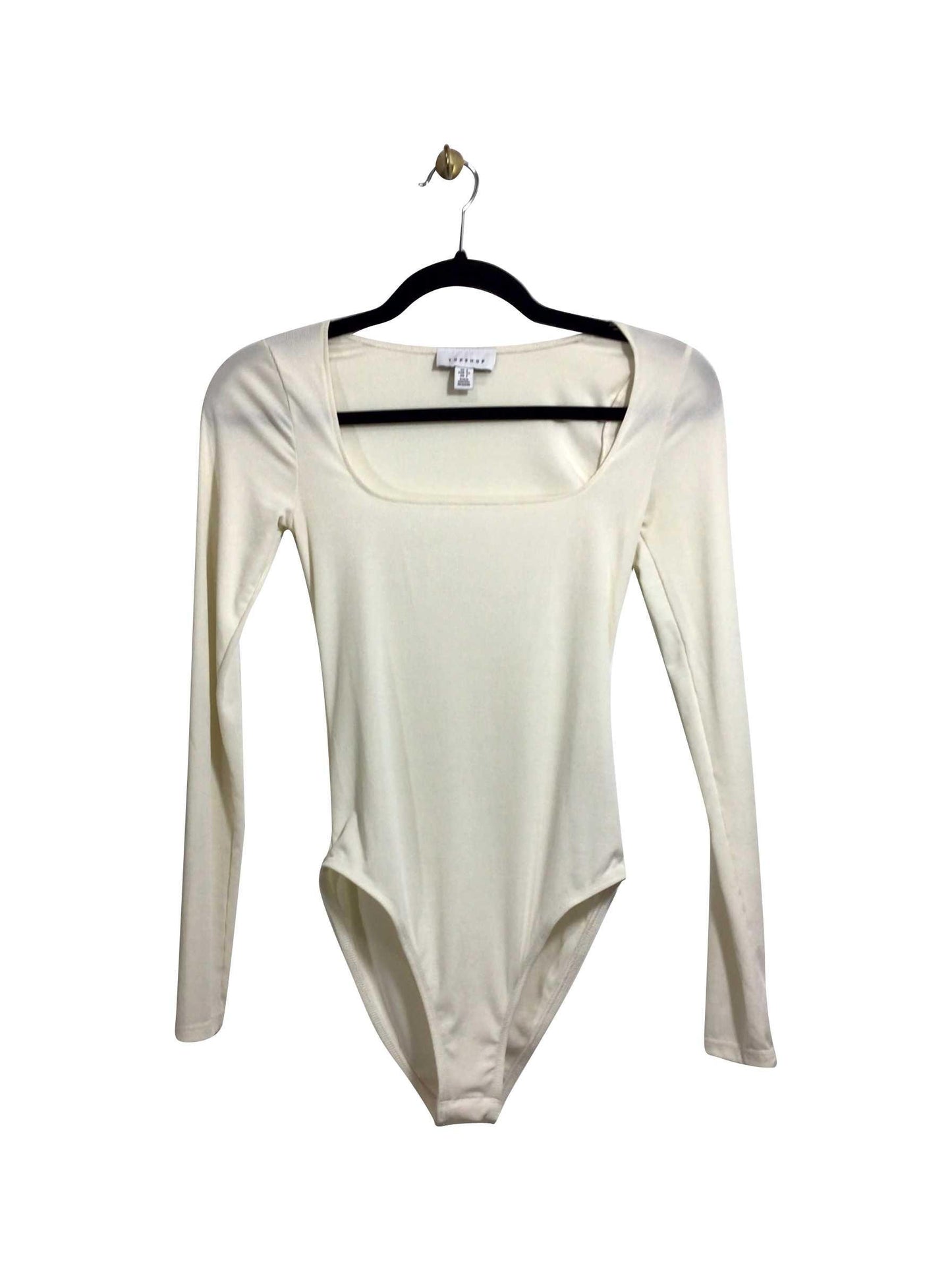 TOPSHOP Regular fit Bodysuit in White - 2 - Velora