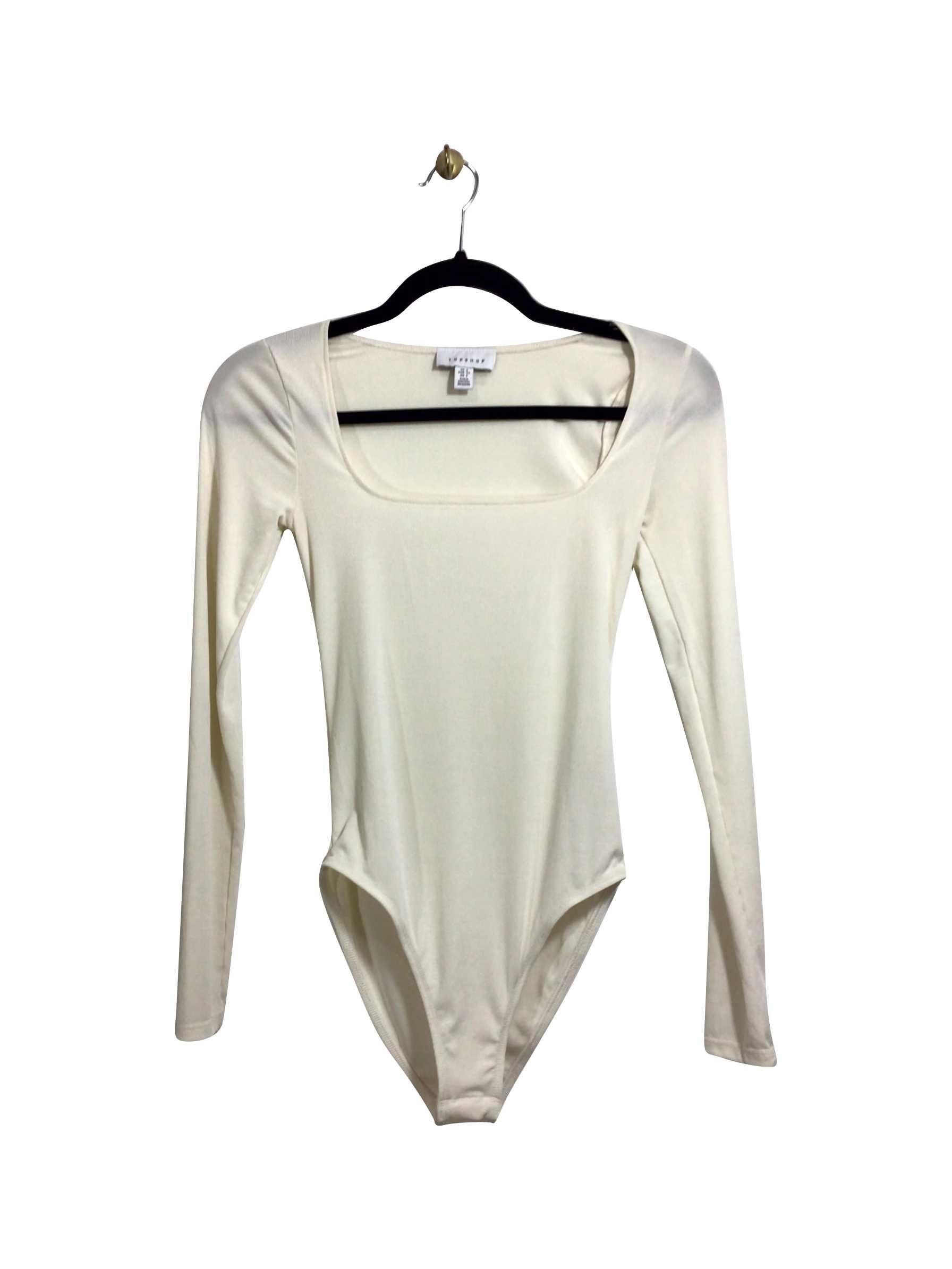 TOPSHOP Regular fit Bodysuit in White - 2 - Velora