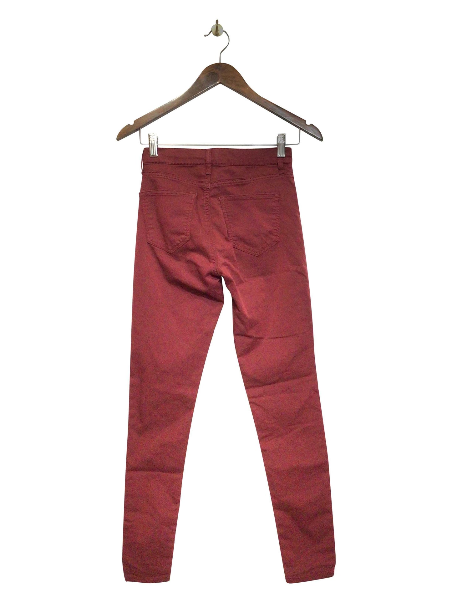 TOPSHOP Regular fit Straight-legged Jean in Red - 26x32 - Velora