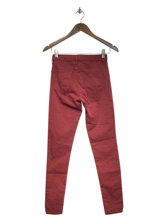TOPSHOP Regular fit Straight-legged Jean in Red - 26x32 - Velora