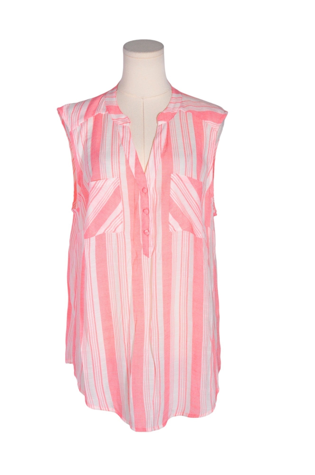TORRID Women Button Down Tops Regular fit in Pink - 1X - Velora Luxury Fashion