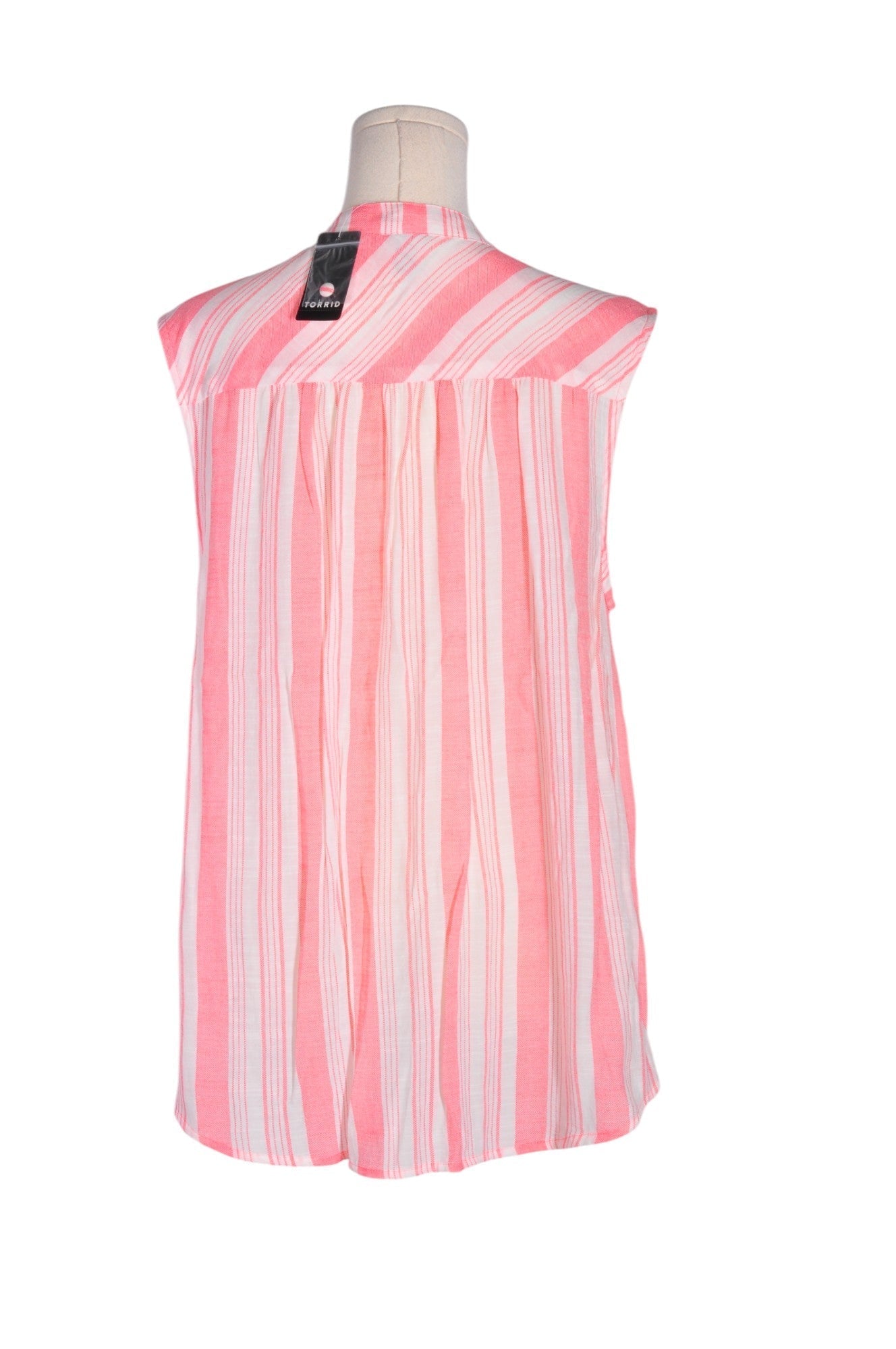TORRID Women Button Down Tops Regular fit in Pink - 1X - Velora Luxury Fashion