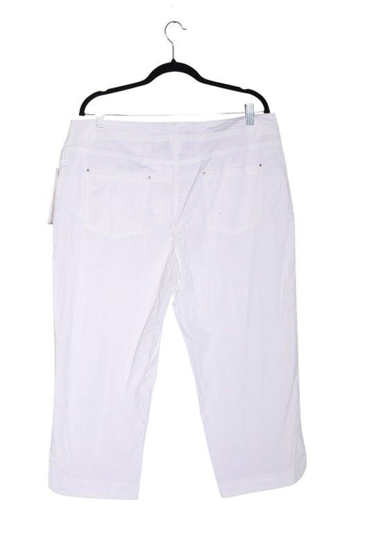 TRIBAL Women Capri Pants Regular fit in White - 14 - Velora Luxury Fashion