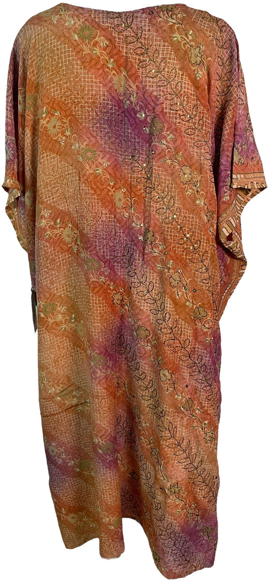 PRC6401 Avatar Pure Silk Maxi Kaftan - Velora