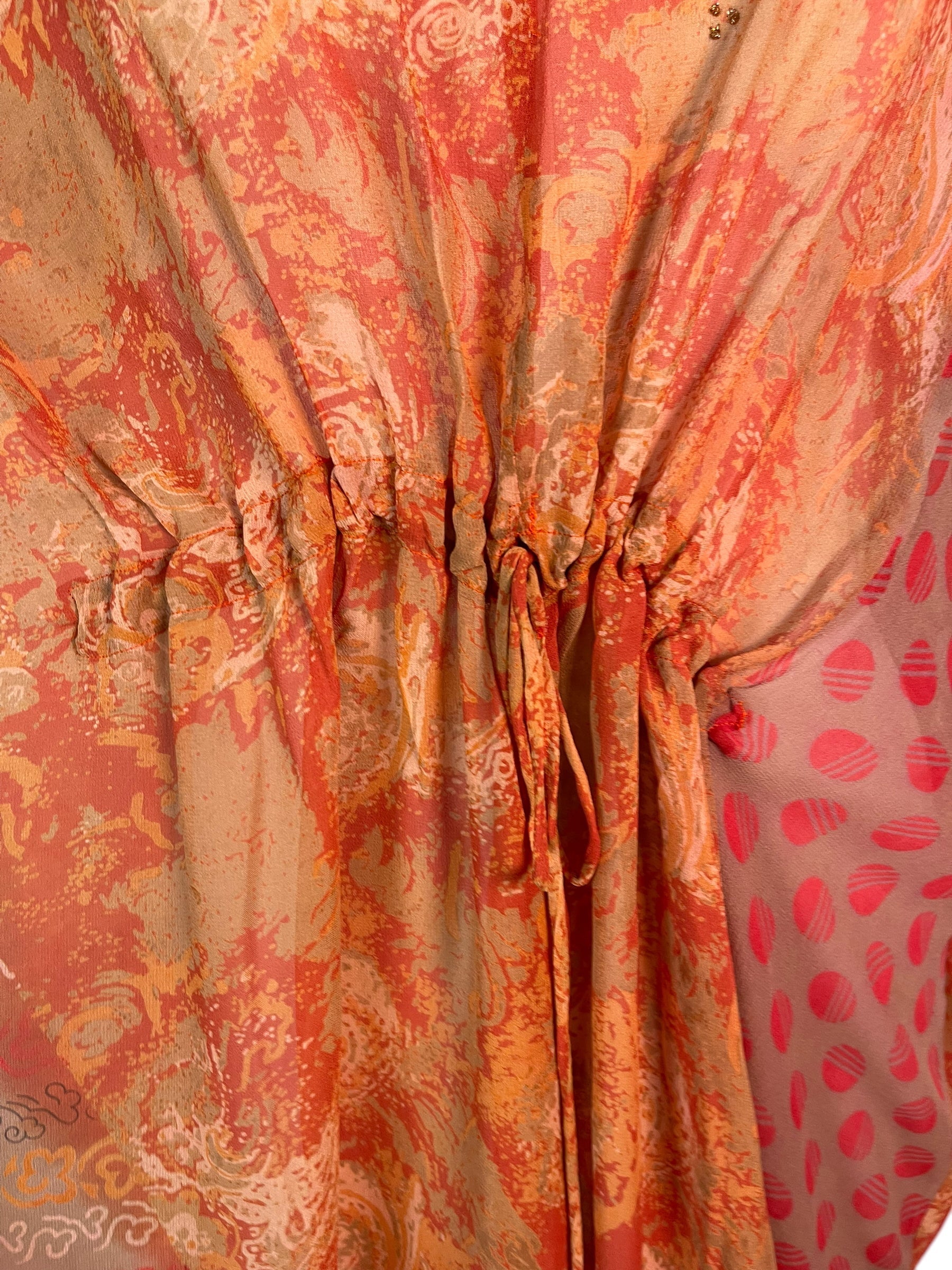 PRG6379 Sheer Avatar Pure Silk Maxi Kaftan - Velora