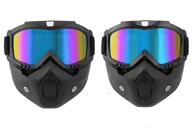 Tactical goggles for motorcycle helmet - Velora