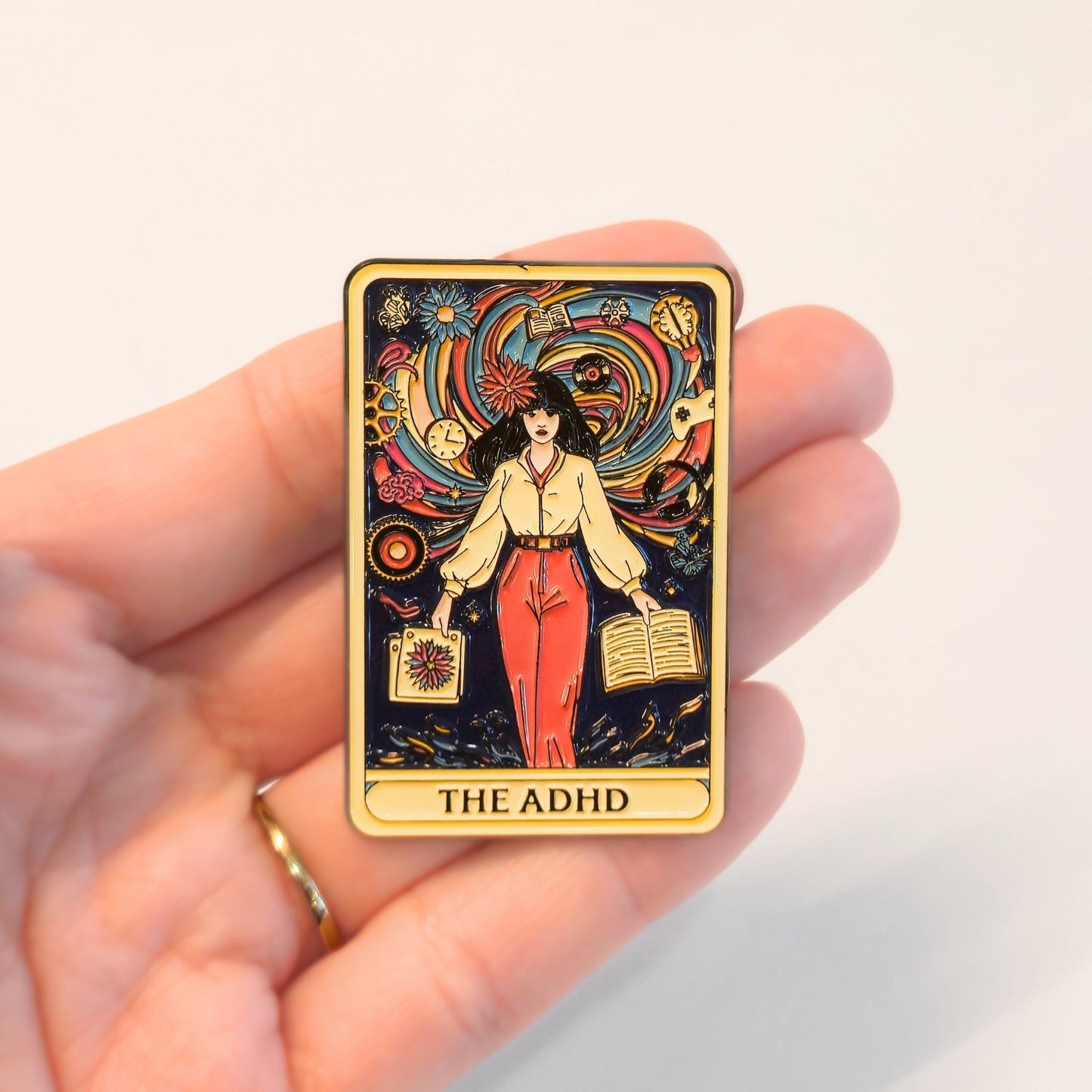 The ADHD (Tarot Card) | Collectible Pin - Velora