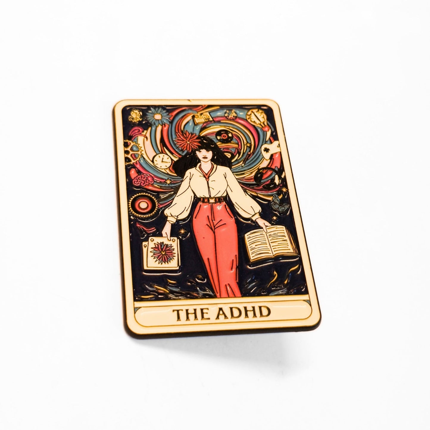 The ADHD (Tarot Card) | Collectible Pin - Velora