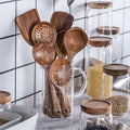 Teak Wooden Cooking Set - Velora Luxury Fashion