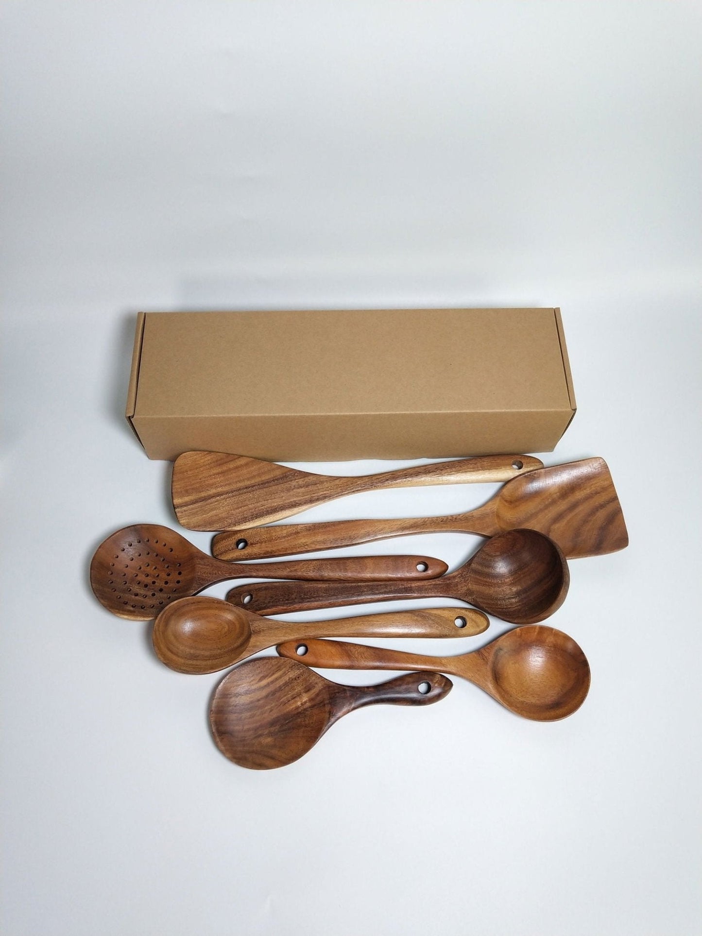 Teak Wooden Cooking Set - Velora Luxury Fashion