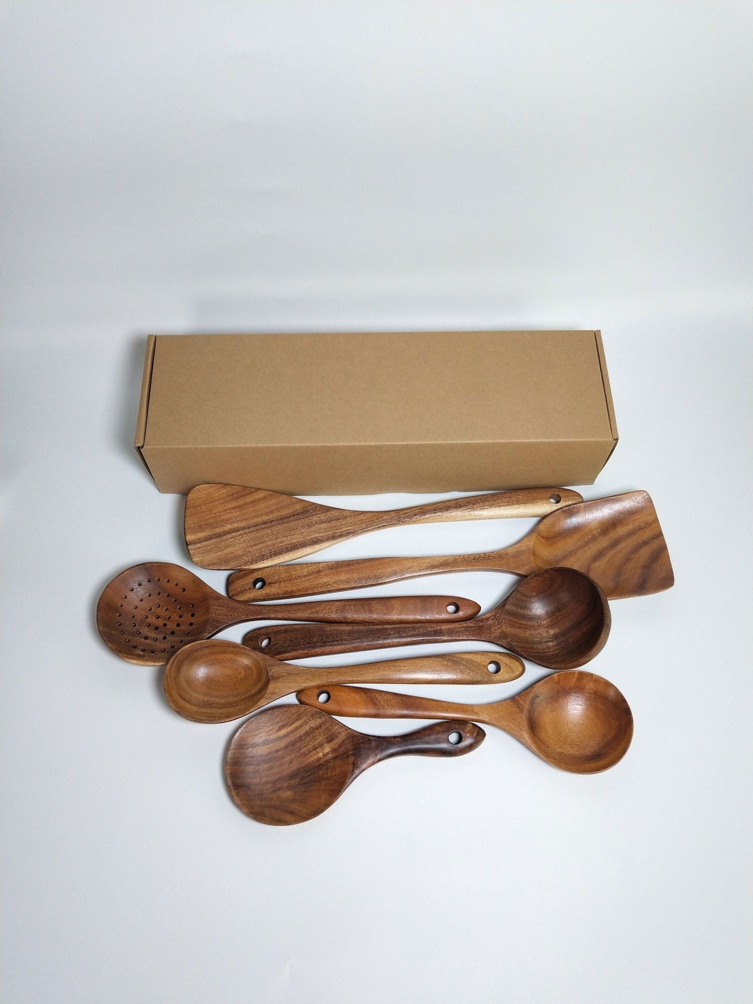 Teak Wooden Cooking Set - Velora Luxury Fashion