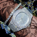 Tennis Bracelet and Watch Set - Silver - Velora Luxury Fashion