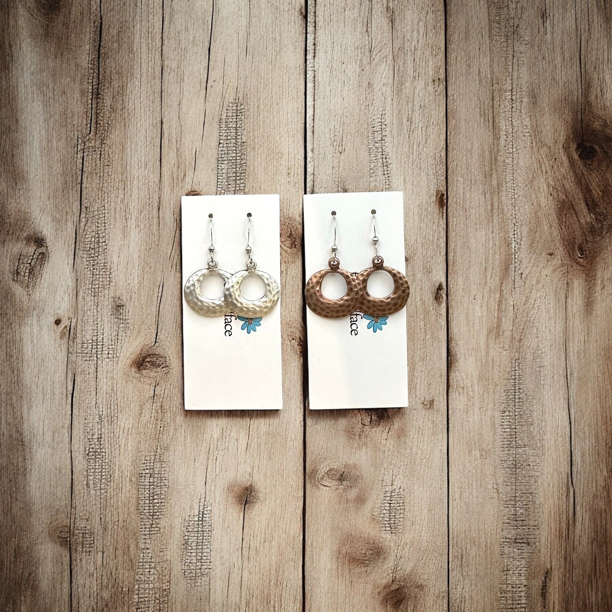 Textured Hoop Earrings - Velora Luxury Fashion