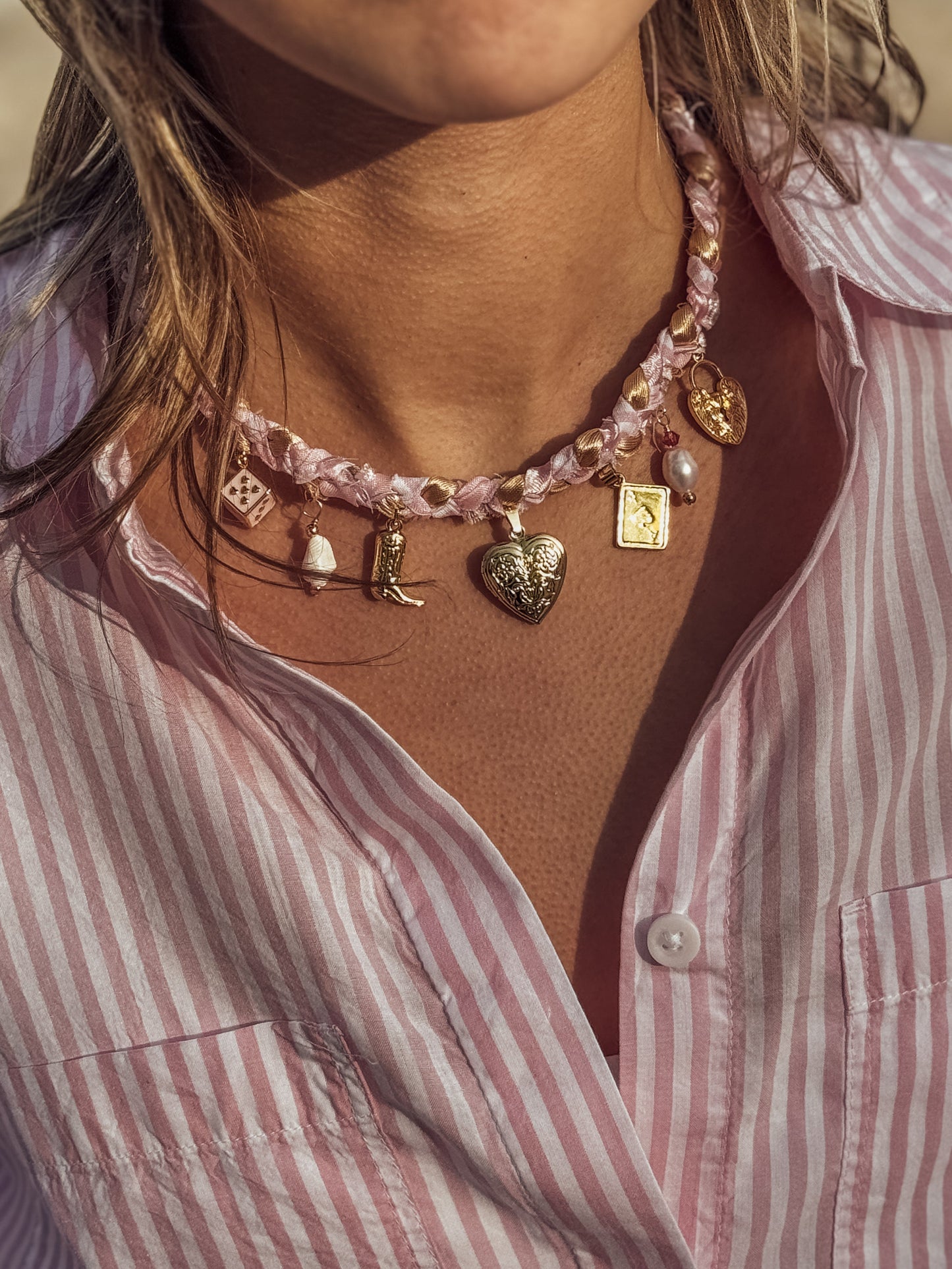The Coastal Cowgirl Charm Necklace - Velora Luxury Fashion
