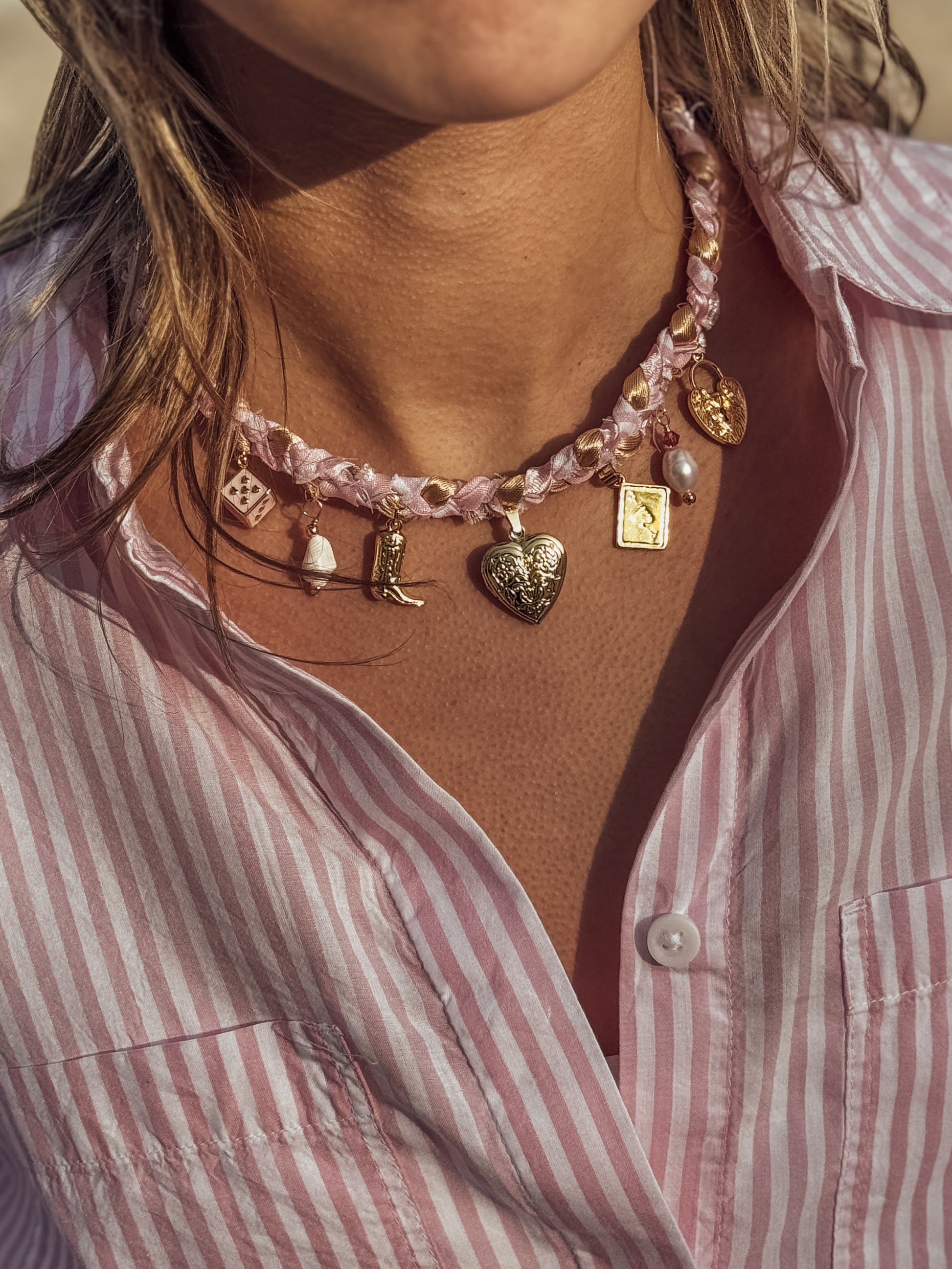The Coastal Cowgirl Charm Necklace - Velora Luxury Fashion