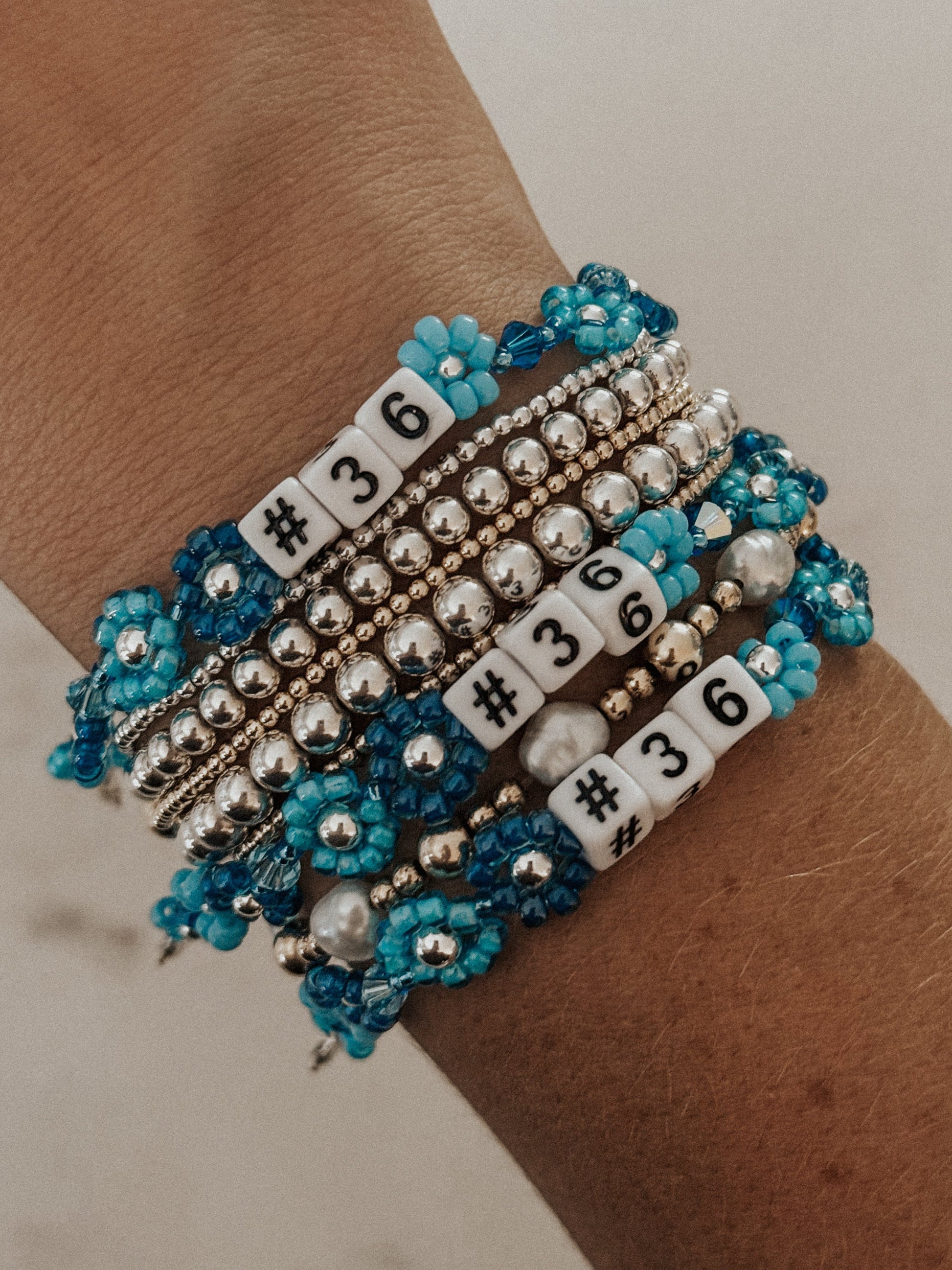 The Game Day Daisy Bracelet - Velora Luxury Fashion
