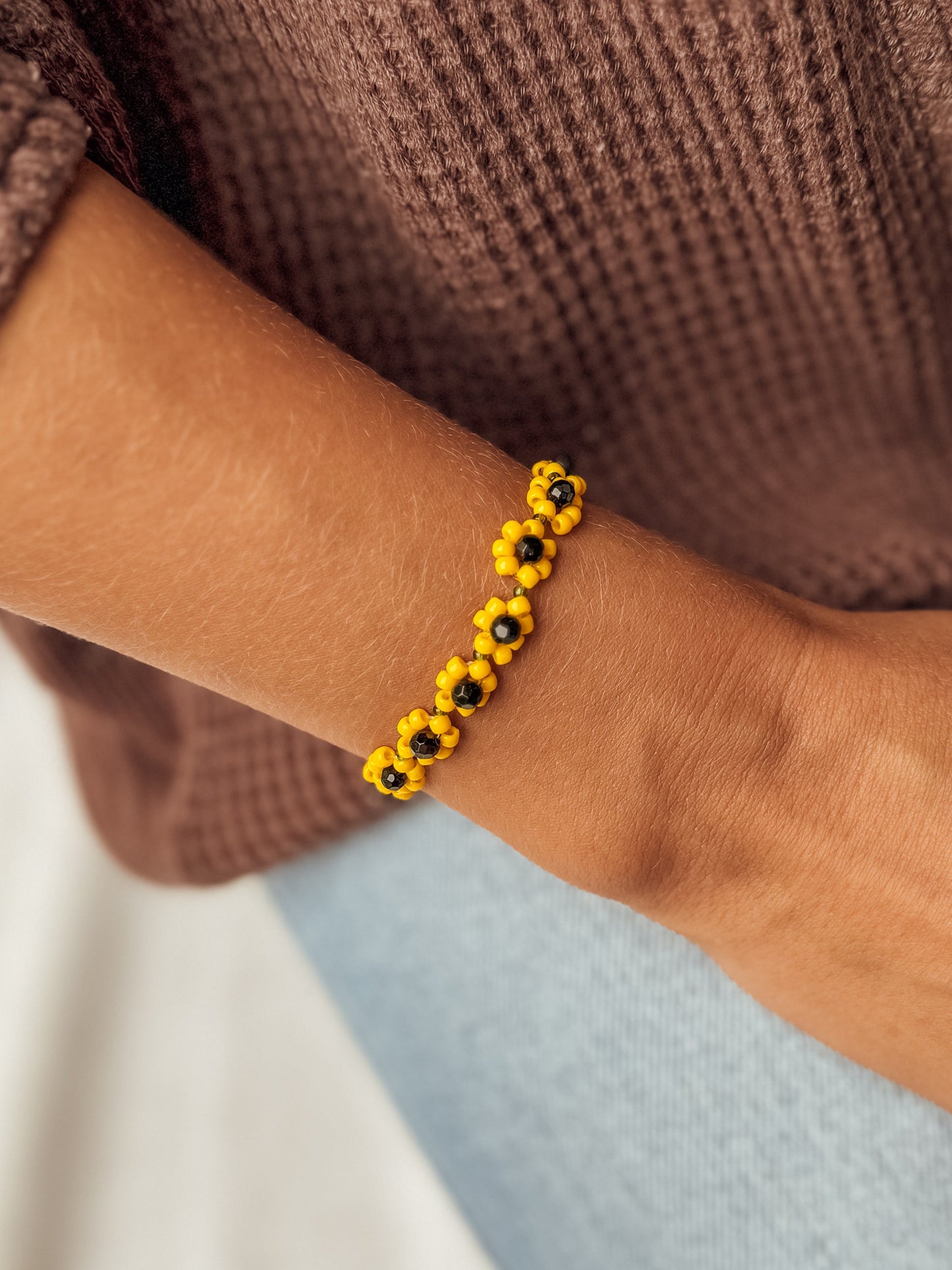 The Golden Grove Sunflower bracelets🌻 - Velora Luxury Fashion