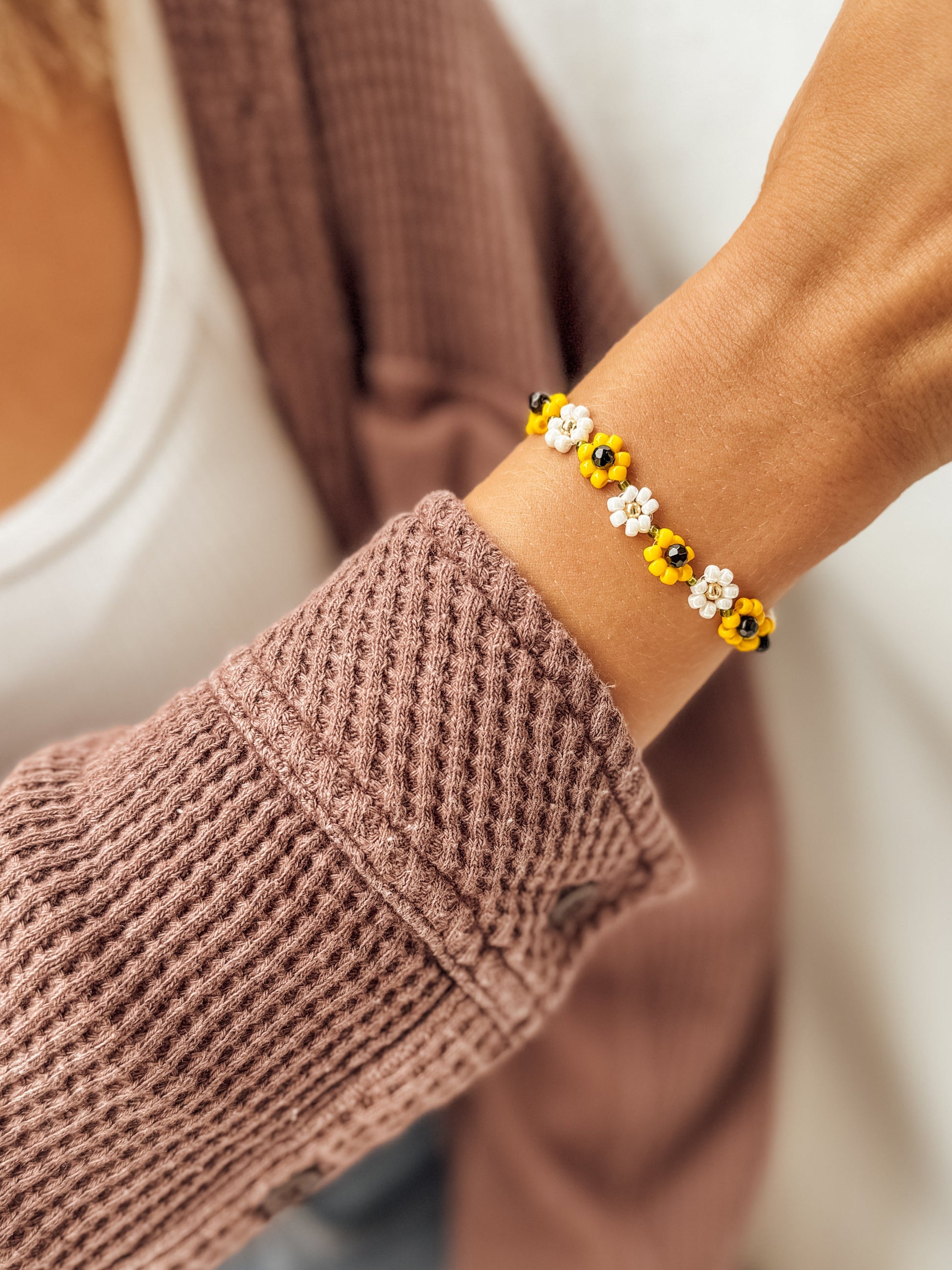 The Golden Grove Sunflower bracelets🌻 - Velora Luxury Fashion