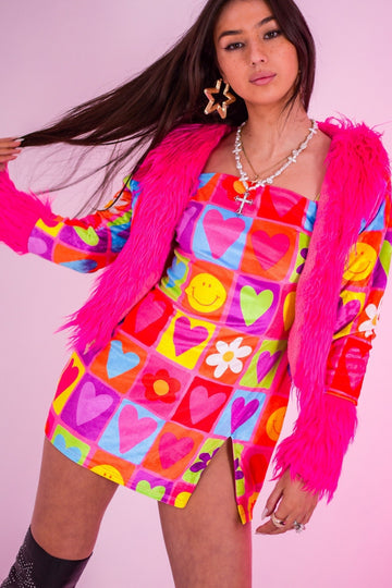The Happy Daze Velvet Jacket - Velora Luxury Fashion