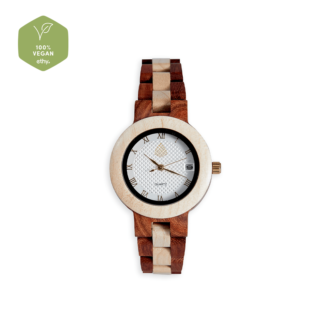 The Hazel: Wood Watch for Women - Velora Luxury Fashion