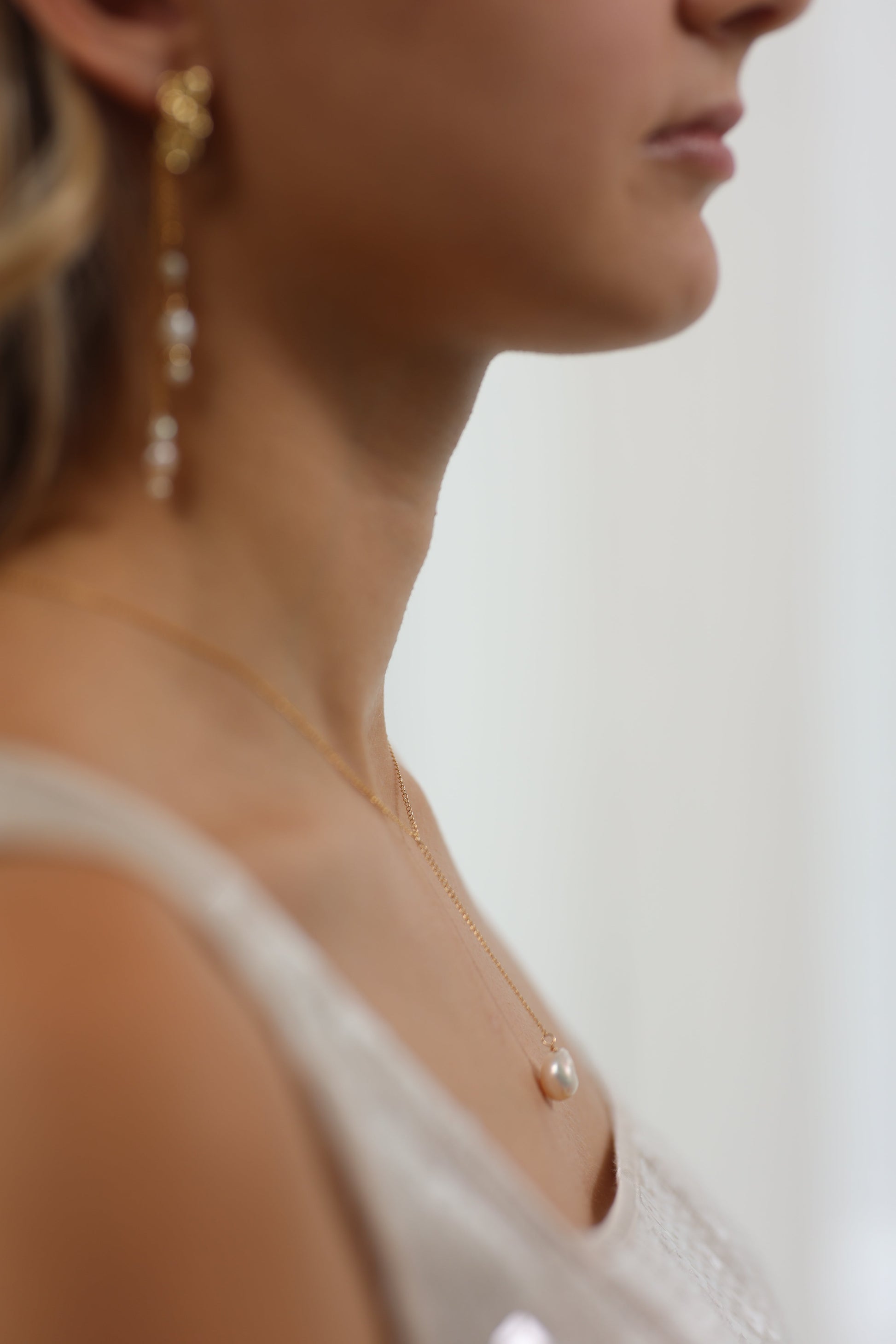 The Irina Drop Necklace - Velora Luxury Fashion