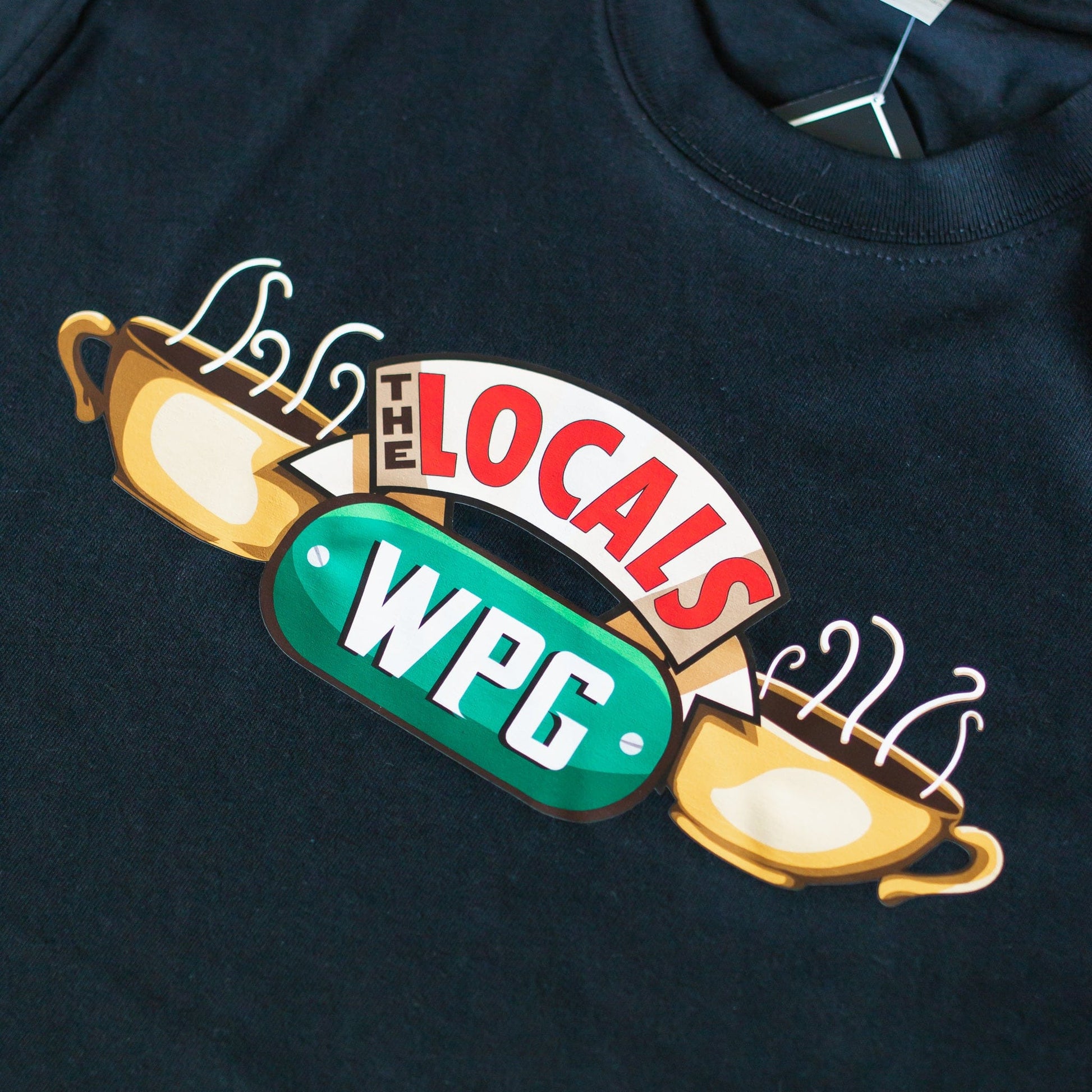 The Locals Coffee Shop Crewneck - Velora Luxury Fashion