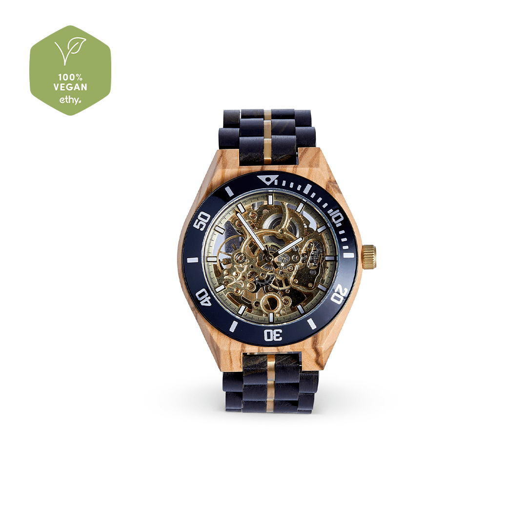 The Rosewood: Wood Watch for Men - Velora Luxury Fashion