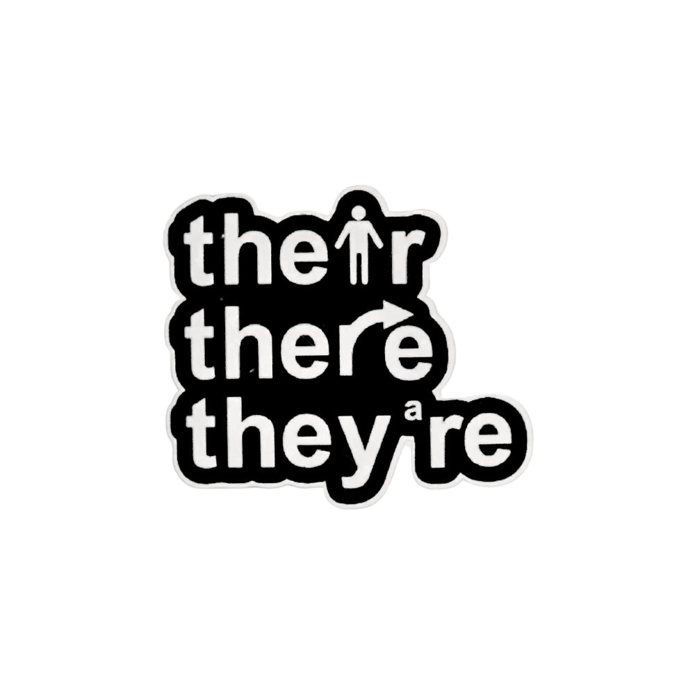 Their There They're | Vinyl Sticker - Velora