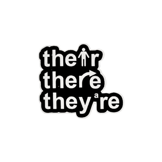 Their There They're | Vinyl Sticker - Velora