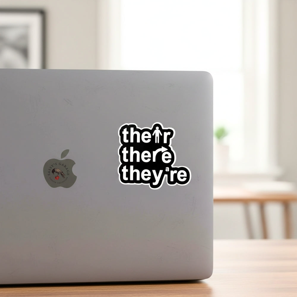 Their There They're | Vinyl Sticker - Velora