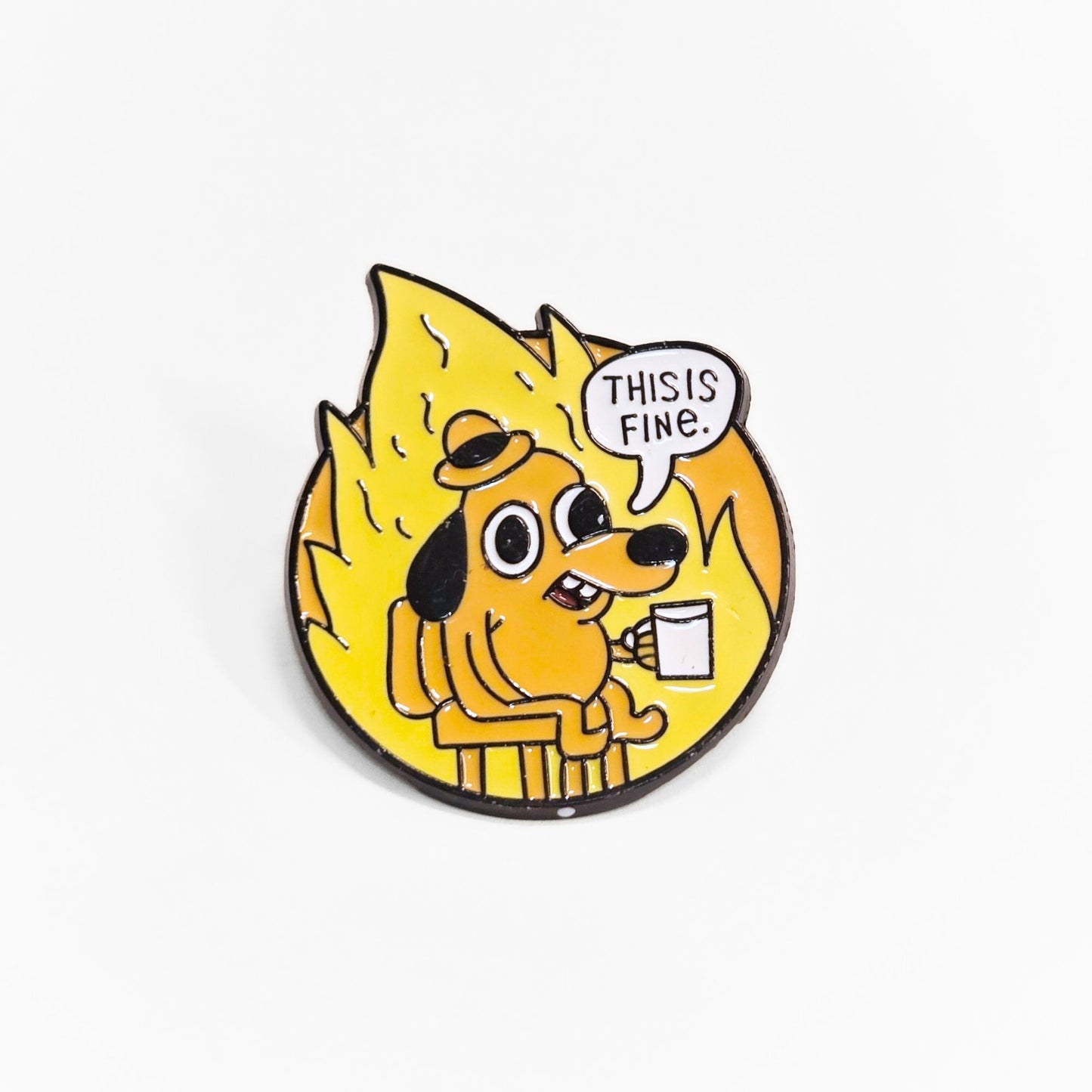 This is Fine Meme | Collectible Pin - Velora