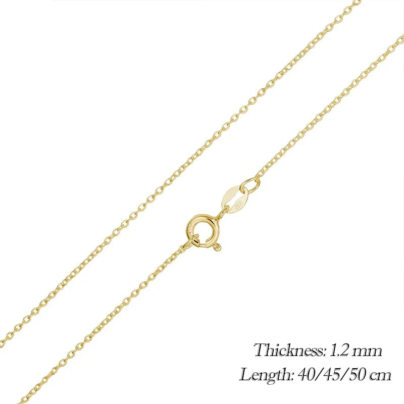 Timeless Elegance: 925 Sterling Silver Adjustable Necklace Chain For Women - Velora Luxury Fashion