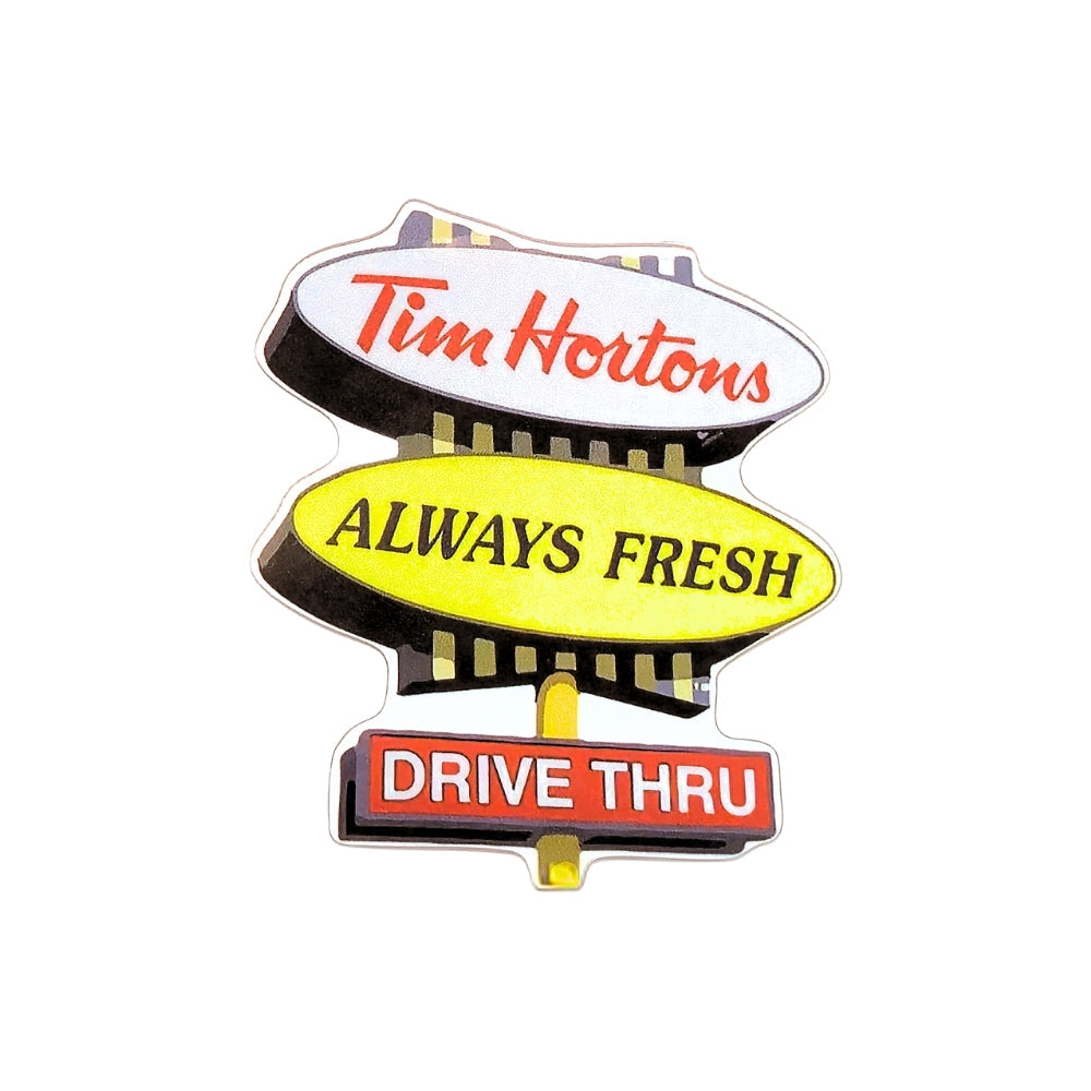 Timmies Drive Thru | Vinyl Sticker - Velora