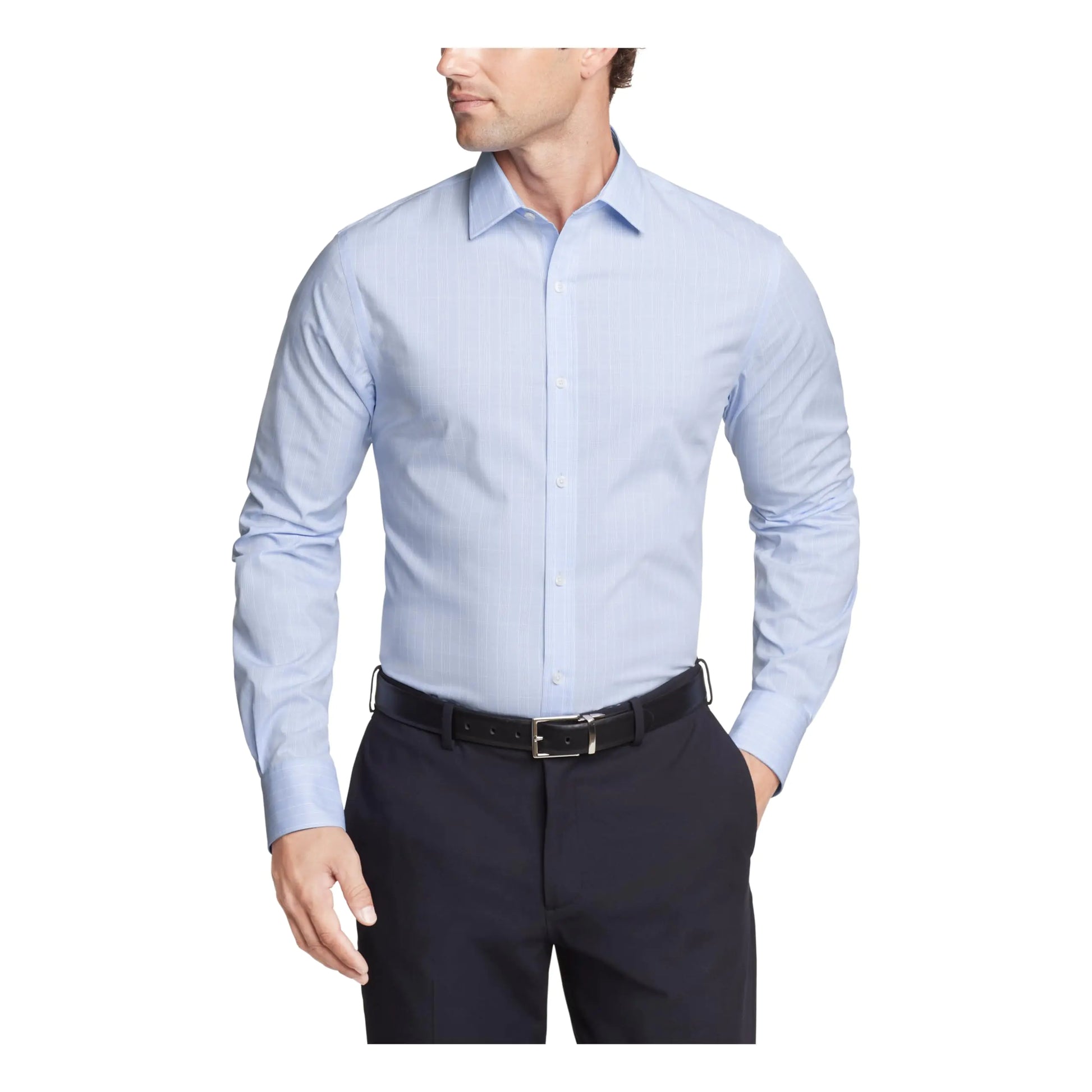 Tommy Hilfiger Mens Dress Shirt Slim Fit Essentials - Velora Luxury Fashion