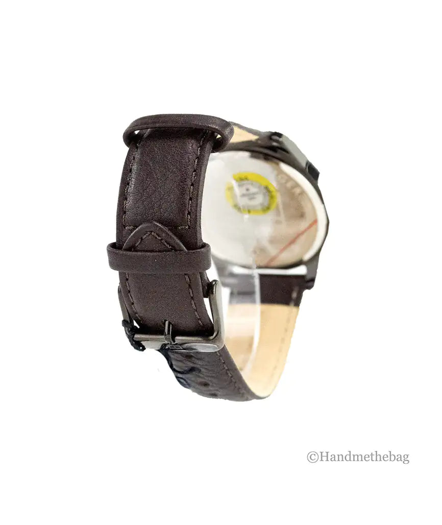 Tommy Hilfiger The Essentials Brown Strap Grey Dial Watch - Velora Luxury Fashion