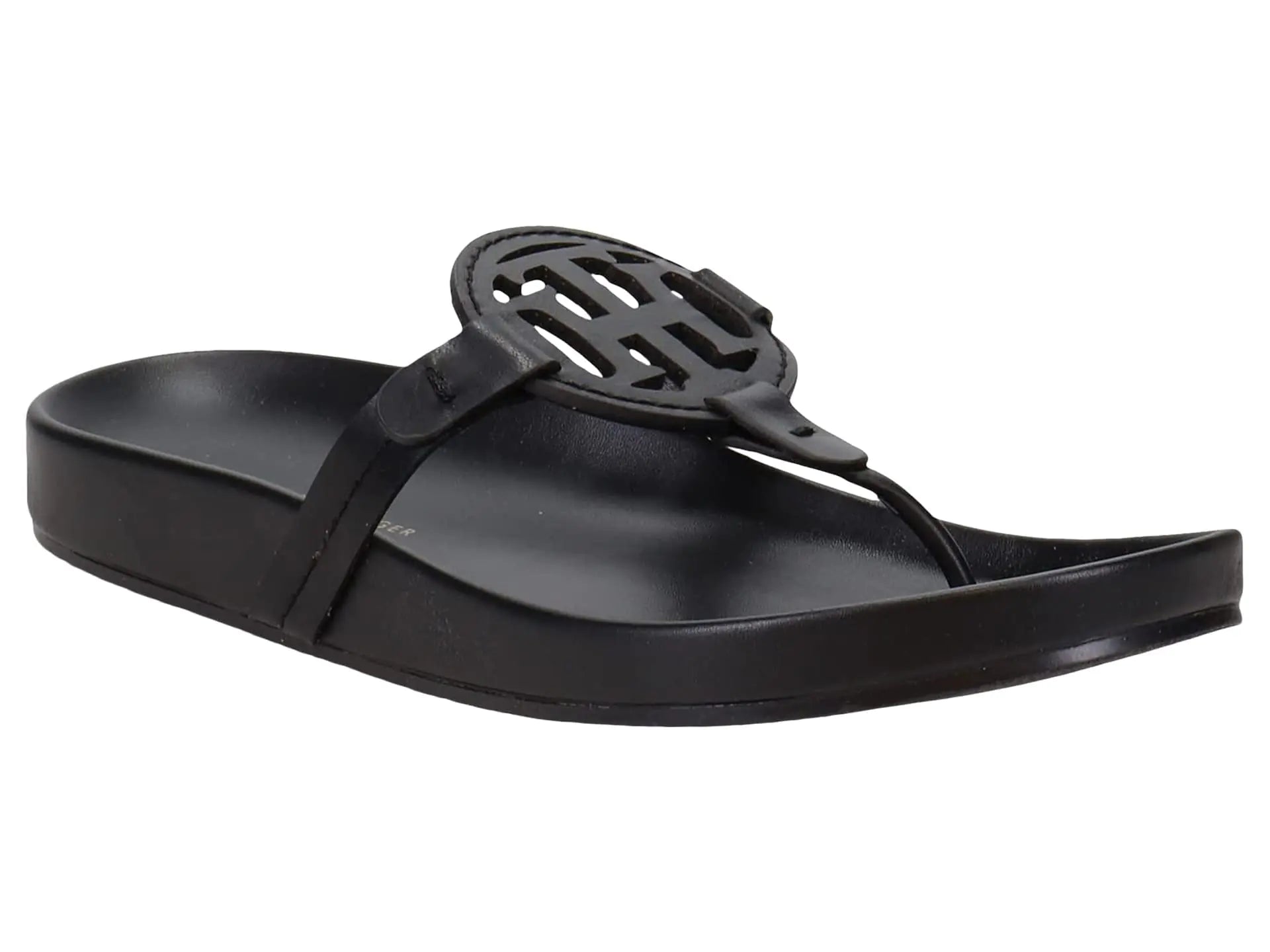 Tommy Hilfiger Womens Relina Sandal Black 5 - Velora Luxury Fashion