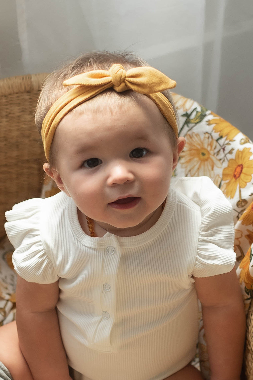 Topknot Headband | Mustard - Velora Luxury Fashion