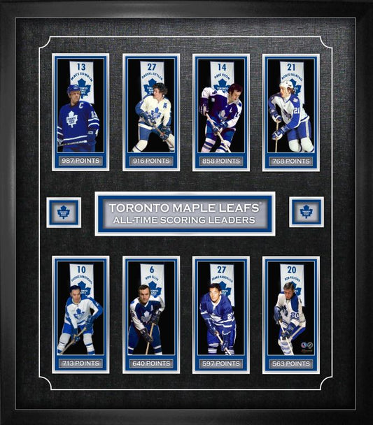 Toronto Maple Leafs Framed All-Time Scoring Leaders Player Banners - Velora Luxury Fashion