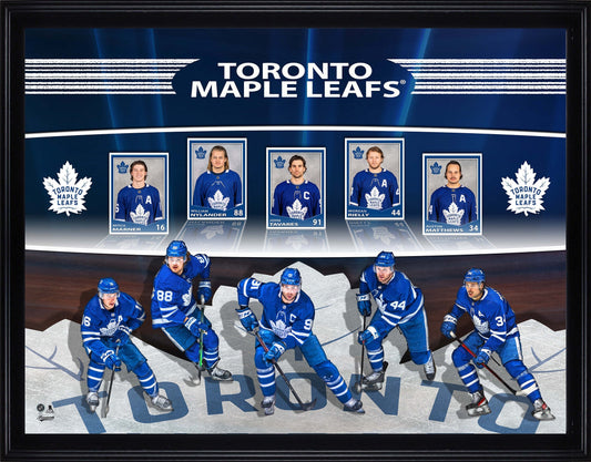 Toronto Maple Leafs Framed Card Collage - Velora Luxury Fashion
