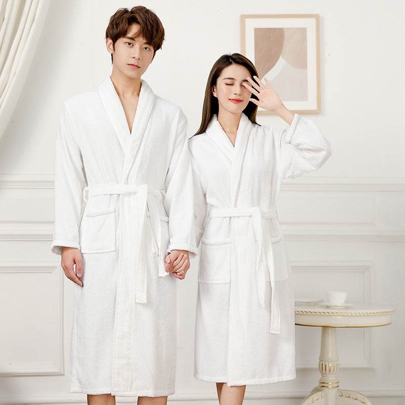 Towel Material Bathrobe Men's And Women's Pajamas EX-STOCK Canada