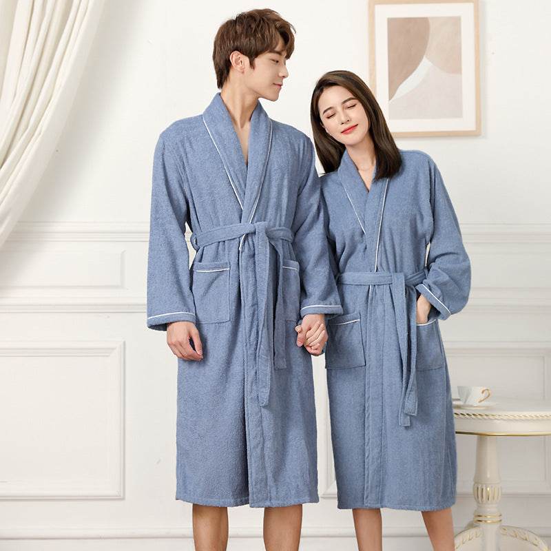 Towel Material Bathrobe Men's And Women's Pajamas EX-STOCK Canada