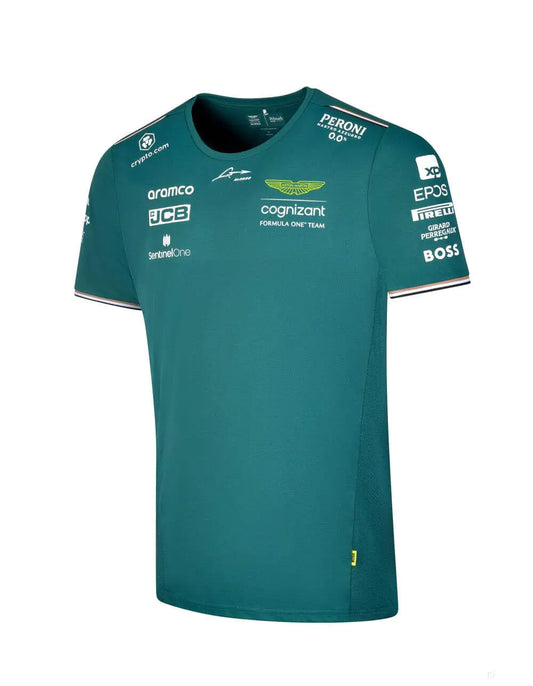 Aston Martin F1 2023 Alonso Team T-Shirt Green