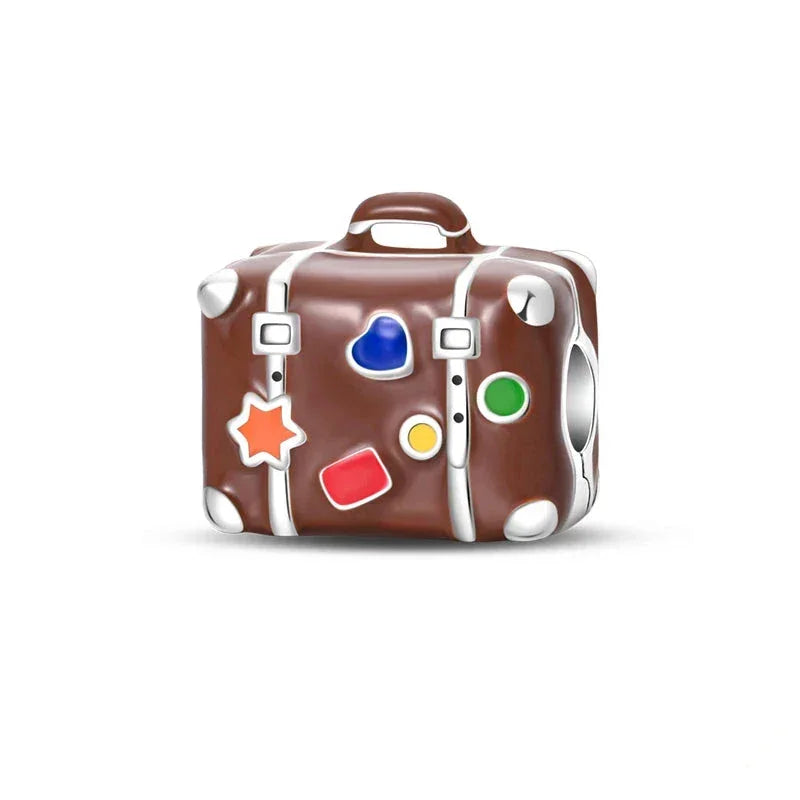 Travel Bug Sterling Silver Charm - Velora Luxury Fashion